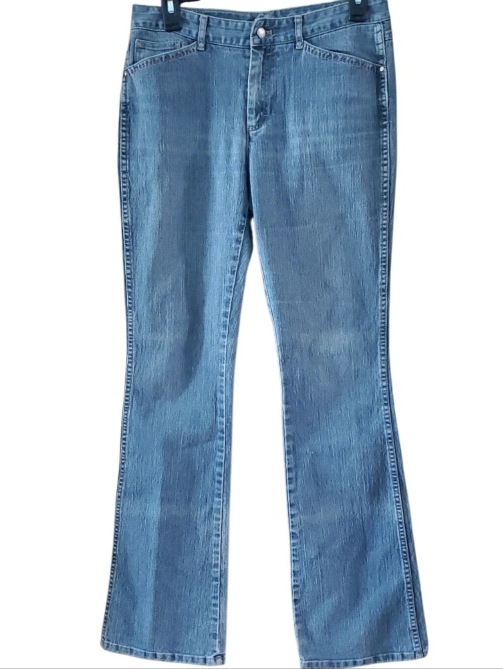 Tahari Women's Medium Blue Denim Bootcut Jeans‎